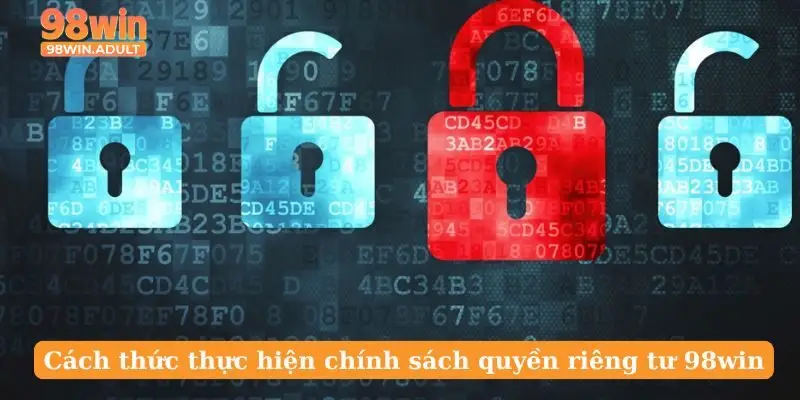 Cách thức thực hiện chính sách quyền riêng tư 98win